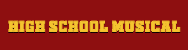 Highschool Musical font style text preview
