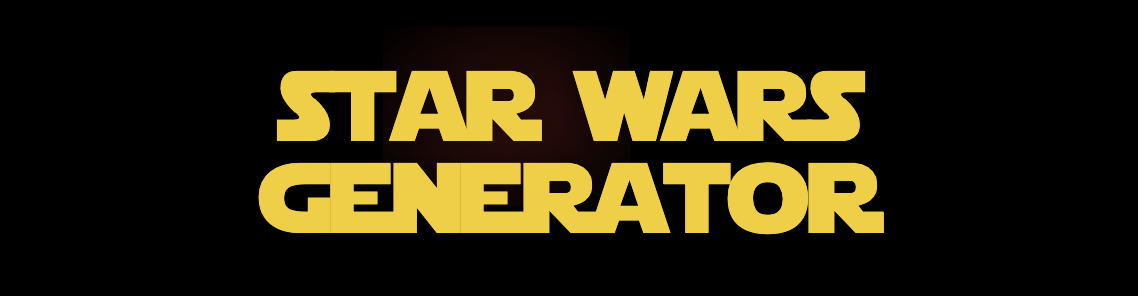 Star Wars font style text preview